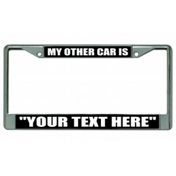 Chrome License Plate Frame My Other Ride Is A Sailboat Auto Accessory Novelty